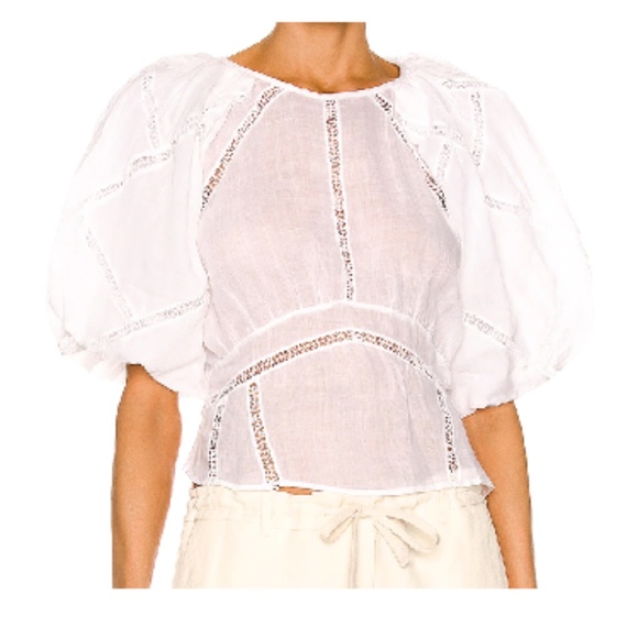 Frame Denim Tops - Spring-Perfect Lace Top [Frame, Like New, M]